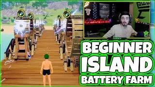 How to build a Battery Farm on Beginner Island! | ONLY GENERATORS NEEDED | Craftopia Guide