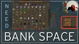 Bank Space Struggle -- Making Room, Dropping Items -- Ironman -- [OSRS]