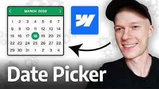 How To Build A Date Picker Input in Webflow