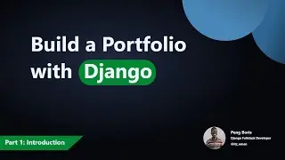 Django 3 Beginner's Step by Step Tutorial | Build A Portfolio with Django Part 1