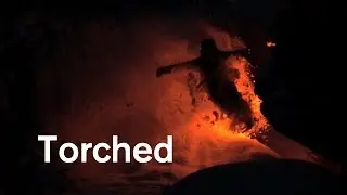 Torched - Night skiing with flares