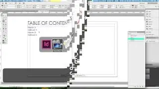 Table Of Contents Tutorial Adobe InDesign CS6