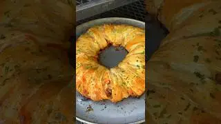 Philly Cheesesteak Crescent Ring 🥩🧀