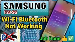 Samsung F23-5G WI-FI-Bluetooth Problem C.P.U. Reboling Job Done 👍✅