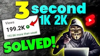 Shorts 1k 2k views problem {SOLVED in 3sec.} | how to viral short video on youtube | Shorts viral