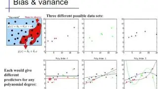 Linear regression (5): Bias and variance