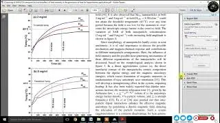 How to draw Magnetic Hyperthermia plot using Prism Software