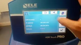 How to series: Manually configure the IP address of the ADR Touch Control PRO Machine