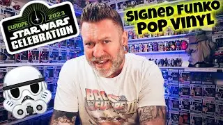Signed Funko Pop Vinyl from Star Wars Celebration 2023