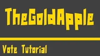 Vote tutorial