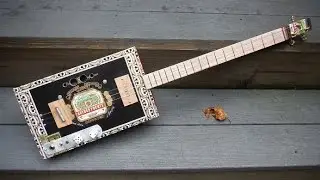 Arturo Fuente Cigar Box Guitar with Built-in Amp