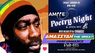 Amaziyah The Great Full Performance in Massachusetts (Poetry Night)