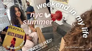 summer in nyc as a teen girl 🌇 | *broadway* *ballet* *back to school shopping* 🛍️