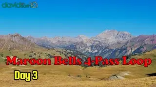 Maroon Bells Snowmass Wilderness 4-pass loop Day 3
