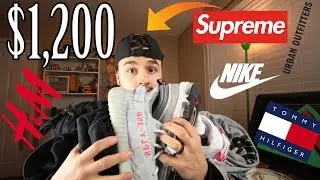 $1,200 Christmas Gifts Haul (Supreme, Yeezys and More!)