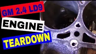 GM 2.4 Quad 4 LD9 Twin Cam Engine Rebuild - Engine Tear Down