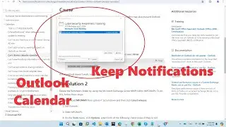 Outlook keeps alerting the Notification of old Calendar | rean khmer computer