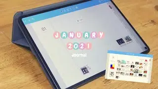 📝January 2021 Journal With Me on Huawei MatePad Pro |  Noteshelf for Android✨ (Deleted My Journal?!)