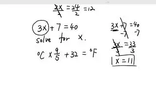 Celsius & Fahrenheit Conversion without Using Fractions - Prof. Xin's Zoom Lecture