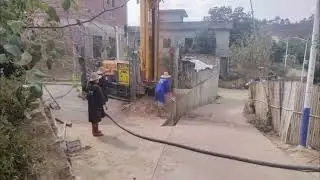 water well driling rig  working