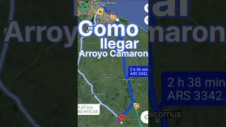como llegar Arroyo Camarón #turismo #pesca #pejerrey