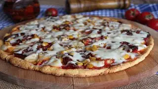 🔥Невероятно вкусная ПП пицца на творожном тесте. ПП Пицца без дрожжей! Творожная пицца - ешь и худей