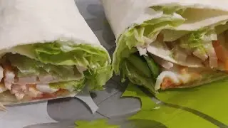 Цезарь-ролл с индейкой. Полезно и вкусно!