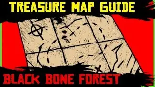 Black Bone Forest Treasure Map Guide Locations | RDR2 online Red Dead Redemption 2