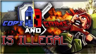 This Minecraft Game Is Now ILLEGAL To Play. (Hypixel Cops And Crims)