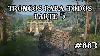 Troncos para todos parte 5 | SnowRunner T1 #883