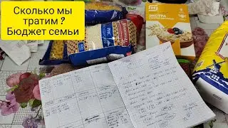 Бюджет семьи . Сколько мы тратим на продукты в месяц
