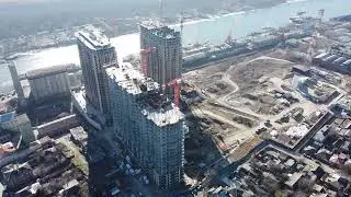 ЖК Город у реки - ход строительства февраль 2023