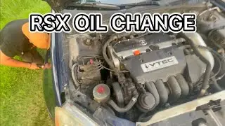 How to do an oil change on a 2003 Acura RSX