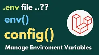 Laravel .env File And Config File Setup | Laravel Add Custom Configuration File | [HINDI]