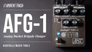 Asheville Music Tools - AFG-1 Analog Bucket Brigade Flanger // Full Demo