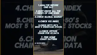 Trade लेने से पहले क्या क्या देखना होता है?
