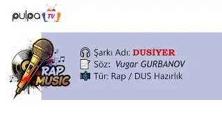 Vugar GURBANOV - DUSİYER (Rap music)