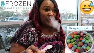 FROZEN LIQUID NITROGEN ICE CREAM | DRAGON BREATH BALLS