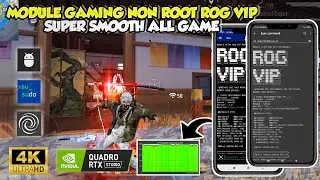 IMPROVE DEVICE PERFORMANCE❗MAGISK GAMING NON ​​ROOT ROG MODULE❗HOW TO OVERLOCK ANDROID PERFORMANCE