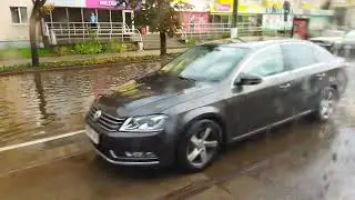 Витебск 17.08.2021 Ливень добрался и до нас