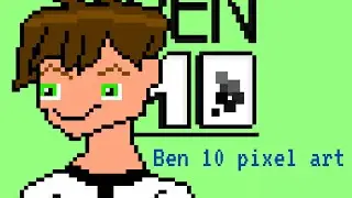 Ben 10 ( Ben Tennyson ) Pixel Art / #1