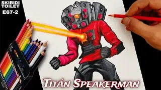 Como Dibujar a ( TITAN SPEAKERMAN CON RAYO) Episode 67 | drawing skibidi toilet  titan speakerman