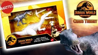 Set del LEUCISTIC BARYONYX de Jurassic World: CHAOS THEORY de Mattel