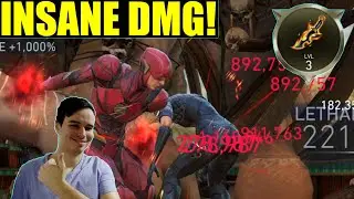 Kamidogu JL Flash Does Surprisingly High DMG Injustice 2 Mobile