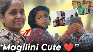 Magilini Makeover Day 💕RAJI வீட்ல 🤣 | Hair Style & Fun Moments |Family Vlog #rithuvlogs 