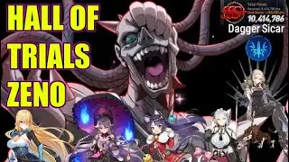 Epic Seven - Hall of Trials - Zeno - Dagger Sicar - 2 different teams - Sept 2022