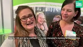 The HunterCombe Group's experience at RCNi Nursing Careers and Jobs Fair Birmingham 2019