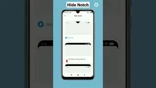 how to hide notch in redmi mobile 