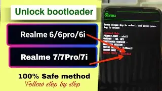 How to unlock bootloader realme 6,6pro,6i,7/pro. Bootloader unlock kaise karein Realme ke phones me.