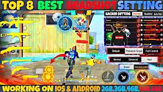 Free Fire Headshot Setting After Ob50 Update 2025⚡Best Sensitivity Settings ⚙️| Sensitivity Setting